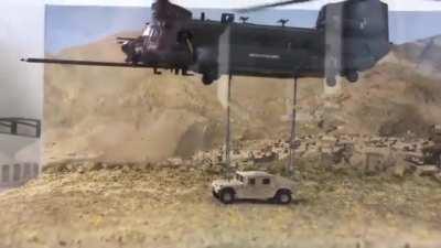 This chinook helicopter model