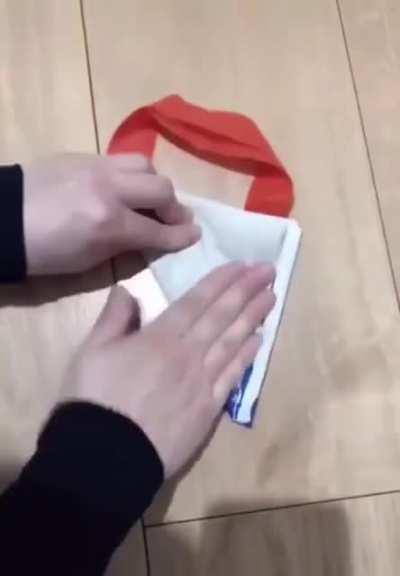 Сложить пакет - искусство