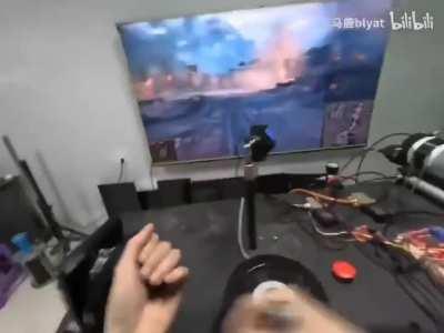 A super realistic tank simulator someone built