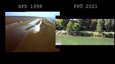 Wahlwerbung der FPÖ (2021) vs. SPD (1998)