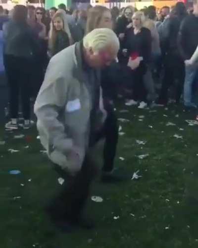 Never too old to break it down