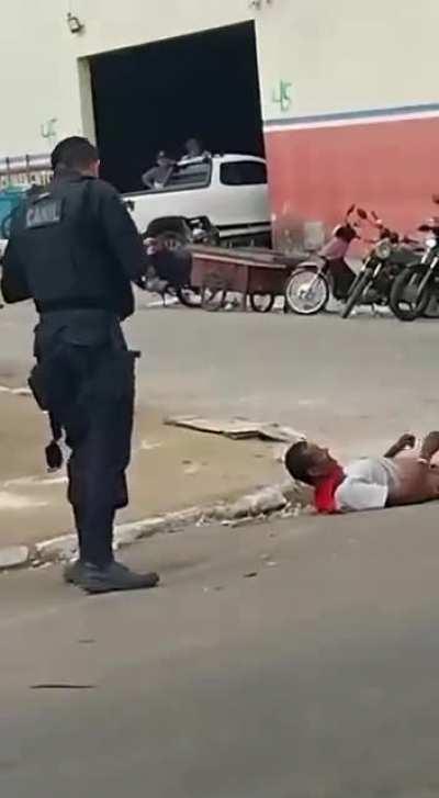 Someone give a medal to the man that threw the coconut