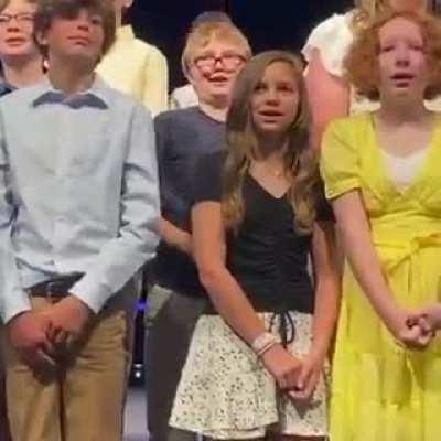 That kid in the black shirt