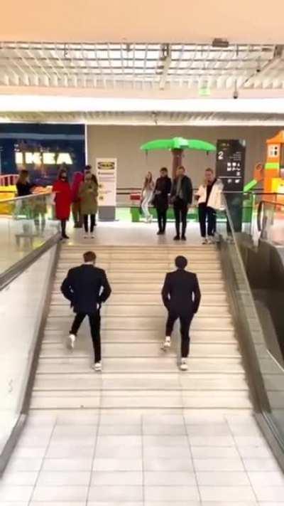 Not just the moves but the challenge of doing it!