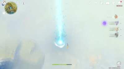 Geronimo! - Hit an enemy with a Plunging Attack after plunging for more than 5 seconds.