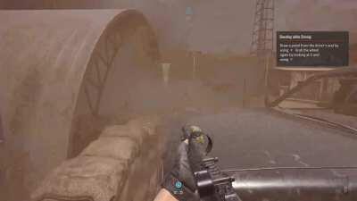 I just wanted to get over the sandbag...