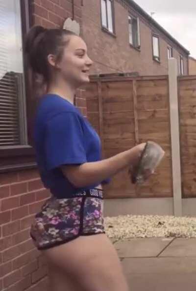 Glasses Katie used to have a PLUMP bubble butt