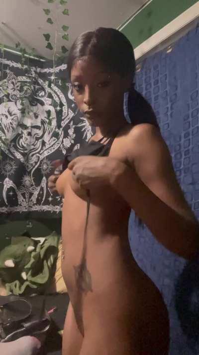 this petite ebony wants to be bred tonight ;)