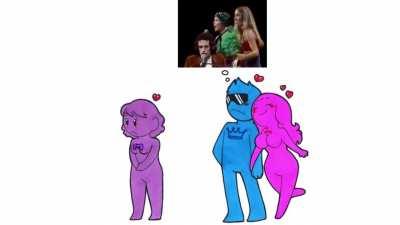 Sorry, buddy, this is real life. The major dude gets the girl.