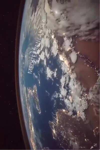 Surface of the Earth from International Space Station