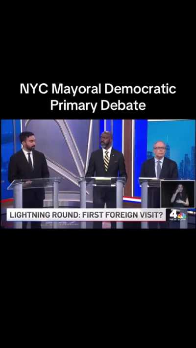 NYC Mayoral candidates asked about their first foreign visit