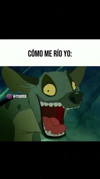 Elsa y su hermana riéndose vs las hienas del rey león (tipos de risas)
