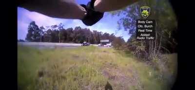 Man starts a shootout with a bike cop | Instant Karma ( Headshot )