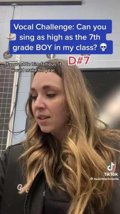 Little boy has pipes!