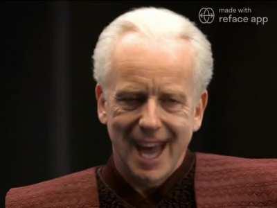 Palpatine when he heard order 66 was completed successfully