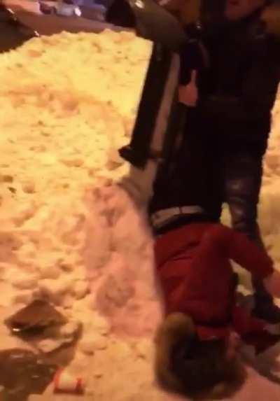 WCGW if i kick this trash can