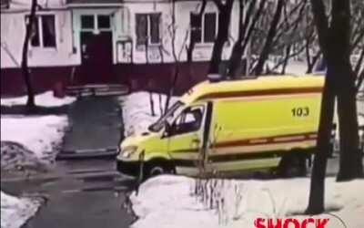 Almost killed by the ambulance