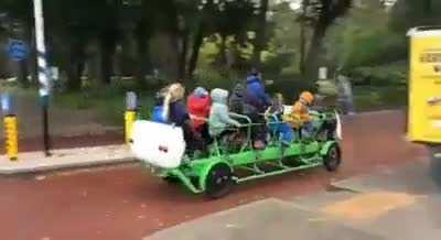 Bicycle bus in the Netherlands
