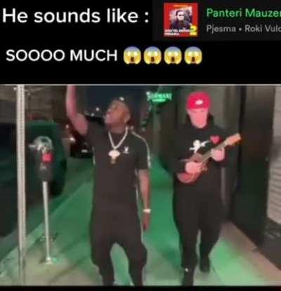 Albanian simps for serbian music 