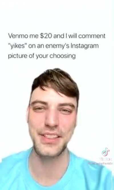 The fake laugh is so obvious