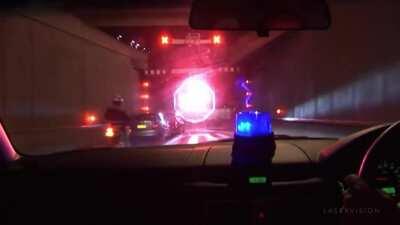 Harbour Tunnel Projector Stop Sign