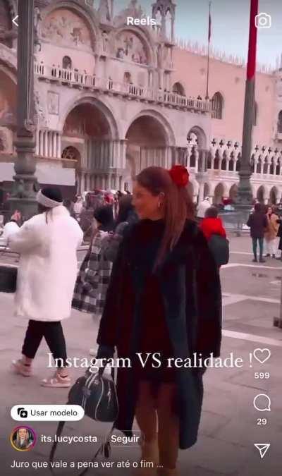 She thinks she owns a Venice square.