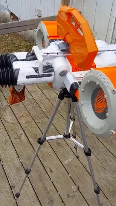 Rapidrhino test firing! My first flywheel mod