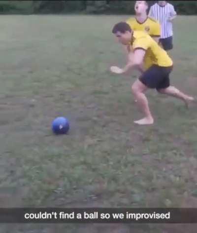 To play soccer