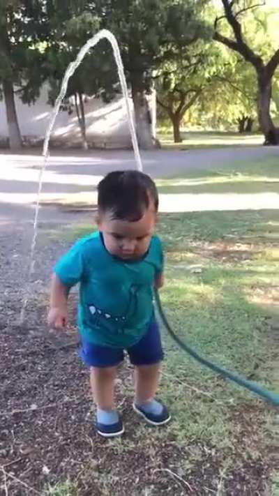 Just drop the hose kiddo.
