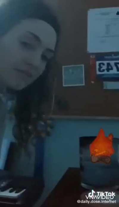 she learned the hard way, never trust a red fire