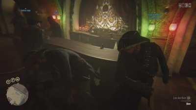 A little kid was pretending to be drunk in my moonshine shack and it was priceless