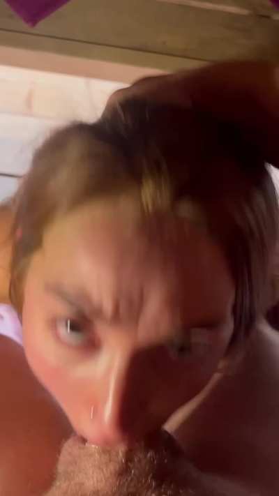 Daddy fucked my throat again