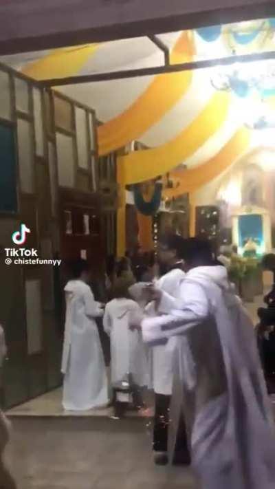 Sparks literally fly