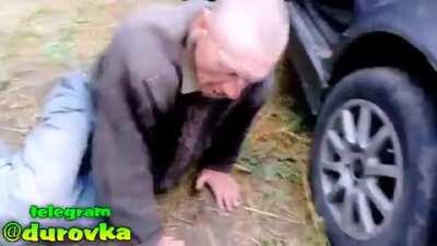 Drunk and trying to get into the car