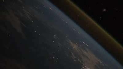 Here's what a rocket launch looks like from the International Space Station