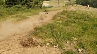 Moving fast on a bike