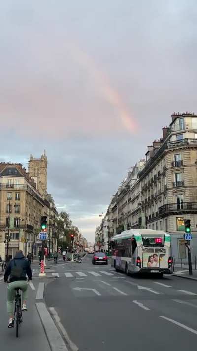 Morning rainbow last fall