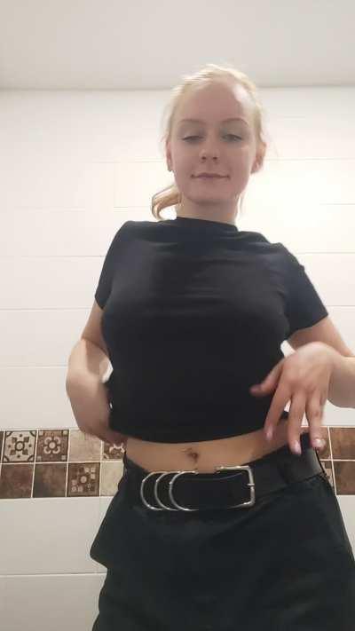 Put your cock between my boobs