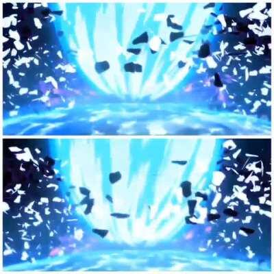 The new Gogeta Dramatic finishes at the same time. Also put some dramatic music over it because why not.