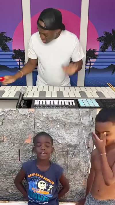 Little man has a beautiful voice