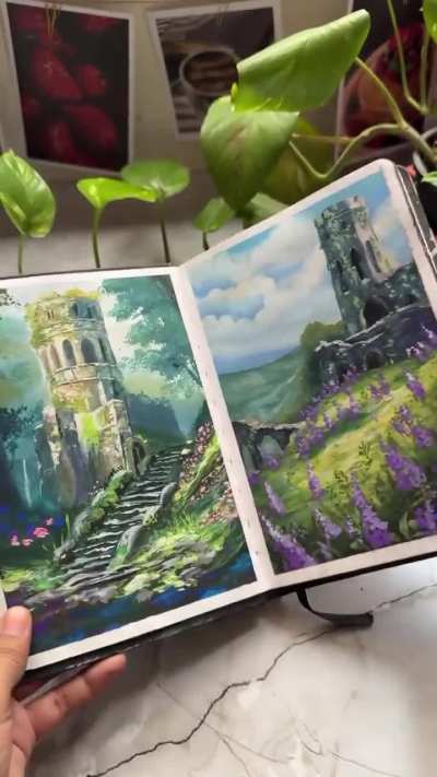 Never judge a sketchbook by its cover! 🤯