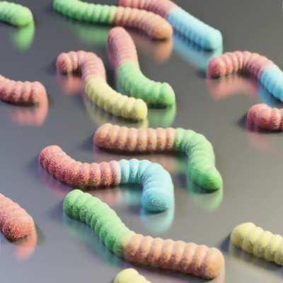 Gummy worms <3 [OC]