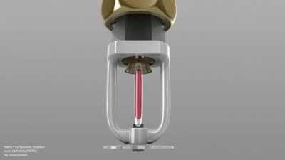 How a fire sprinkler works