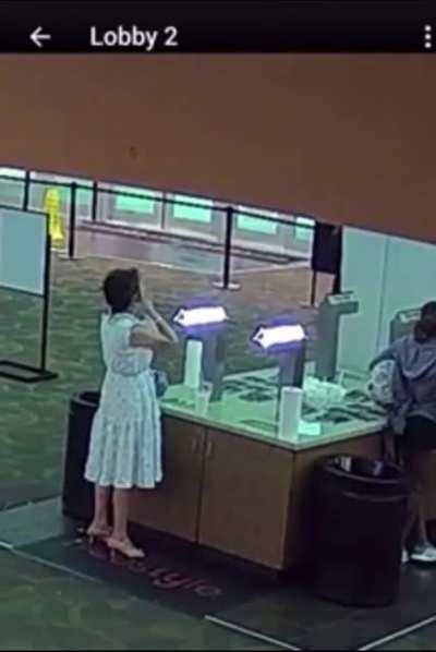 NASTY: Lady Uses MOVIE THEATRE BUTTER To Wash Her Face