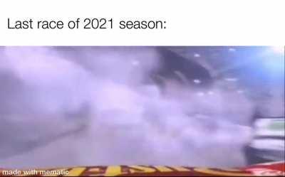 Last race of 2021 season