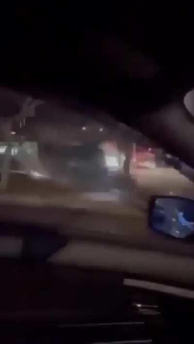 Idiot loses control in golf R and bins it into a tree