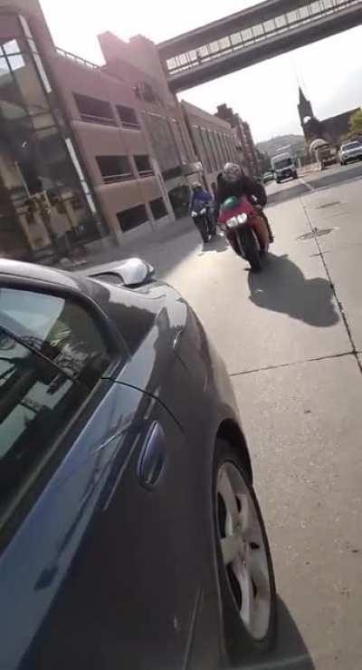 That car came out of nowhere