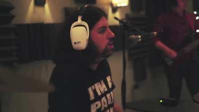 His voice is deeper than my depression.