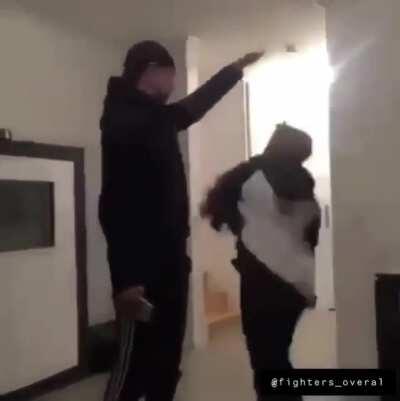 The reflex of going upstairs instantly