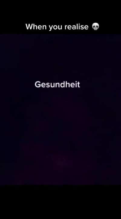Gesundhisheit!!